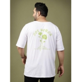 Rigo Cotton Oversized Fit Printed Half Sleeves Mens T-Shirt - Off White ( Pack of 1 ) - None