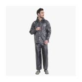 KYODO - Grey Polyester Men's Raincoat ( Pack of 1 ) - 2XL