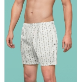 Remix Cotton Boxers Streetlight White M