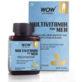 WOW Life Science Multivitamin for Men - 60 Veg Capsules