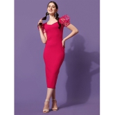 Sheetal associates - Pink Polyester Blend Women''s Bodycon Dress ( Pack of 1 ) - None