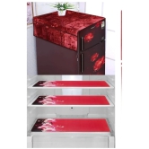 Revexo Set of 4 PVC Multicolor Fridge Mats - Multicolor