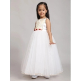 Toy Balloon Kids White Net Girls Gown ( Pack of 1 ) - None