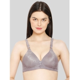 ILRASO - Purple Cotton Blend Lightly Padded Women's T-Shirt Bra ( Pack of 1 ) - None