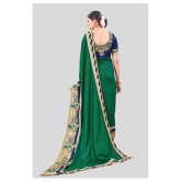 offline selection Green Dola Silk Saree - Single