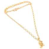 Jewar Mandi - Golden Pendant ( Pack of 1 ) - Golden