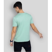 Paul Street - Green Cotton Blend Slim Fit Mens T-Shirt ( Pack of 1 ) - None