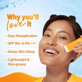 Glow+ Dewy Sunstick with SPF 50+ & PA++++ for Easy Reapplication & No White Cast - 20g