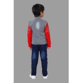 DKGF Fashion - Light Grey Cotton Blend Boys Shirt & Jeans ( Pack of 1 ) - None