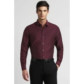 Men Purple Slim Fit Formal Full Sleeves Formal Shirt