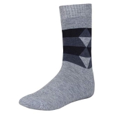 Creature - Woollen Mens Printed Multicolor Mid Length Socks ( Pack of 3 ) - Multicolor