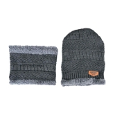 ICONIC ME Gray Woollen Mens Hat ( Pack of 1 ) - Gray