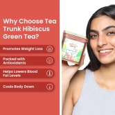 Hibiscus Green Tea - Loose Tea-100 GMS