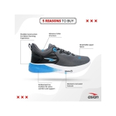 ASIAN NEXON-08 Dark Grey Mens Sports Running Shoes - None