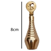 Mii Art brass surmedani with surma use in eyes muckap(size-8cm) pack of 1 pcs.