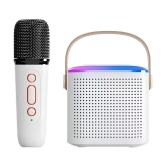 VEhop Karaoke BT Speaker 10 W Bluetooth Speaker Bluetooth V 5.3 with USB,SD card Slot,Aux,3D Bass Playback Time 10 hrs Assorted - Assorted