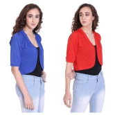 Affair Cotton Shrugs - Multi Color Pack of 2 - XL