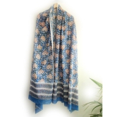 Baagru Hand Block Printed Cotton Mulmul Dupatta 115X225 Cm