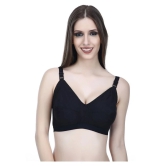 Elina Cotton T-Shirt Bra - Black Single - 42C