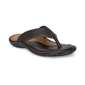 SHENCES Brown Flip Flops - 7