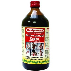 Baidyanath Maharasnadi Kadha with Guggulu Liquid 450 ml Pack of 1