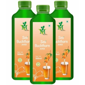 Sea Buckthorne sugar free Juice Pack of 3 - 500ml