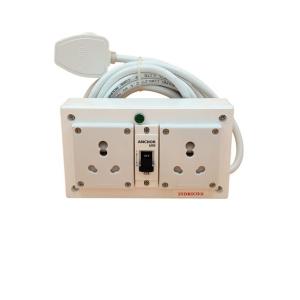 indrico-16a-electric-multi-outlet-extension-board-box-4mm-cable-with-mcb-for-heavy-duty-pvc-white-pack-of-1