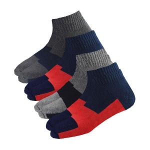 hicode Multi Ankle Length Socks Pack of 4 - Multi