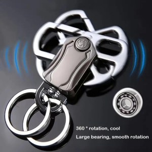 Multifunctional Fingertip  Keychain, Metallic Keychain With Knife And Bottle Opener