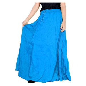 Sttoffa Cotton Broomstick Skirt - Turquoise - 28