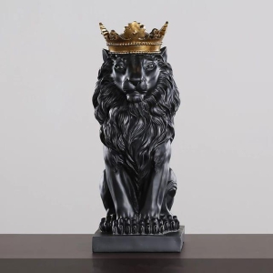 nordic-minimalist-regal-lion-black