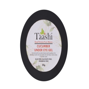 Taashi Cucumber Under Eye Gel(25 gm) for nourished and rejuvenated skin