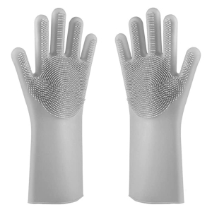 Silicon Hand Gloves For Dish Washing, Gloves For Washing Utensils, Cleaning Gloves For Kitchen, Kitchen Gloves