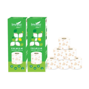 Imvelo - Paper Disposable Toilet Rolls ( Pack of 2 ) - 10m