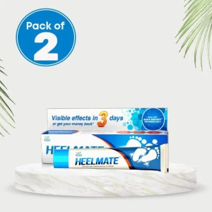 Heelmate Cracked Heel Repair (Pack Of 2)  Specialist Cream Ointment | Made with AquaMagnet Technology and 8 Powerful Ingredients | 3 Days Results Guaranteed | Money Back Guarantee