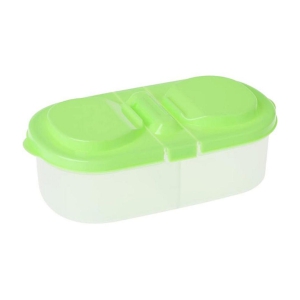 TISYAA Plastic Lunch Box 2 - Container ( Pack of 1 )