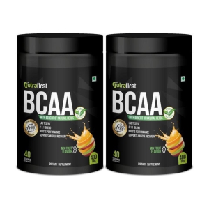 Nutrafirst BCAA Powder, for Pre/Post/Intra Advance Workout Supplement, Muscle Recovery & Endurance Enriched with BCAA with Herbs and Mixed (2 X 800g)