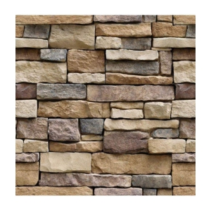 Gatih - Brick Stone Home Decor Vinyl Peel & SelfAdhesive Wallpaper ( 45 x 300 ) cm ( Pack of 1 )