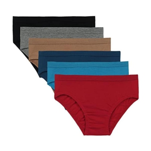 Bodycare - Multicolor Cotton Boys Briefs ( Pack of 6 ) - None