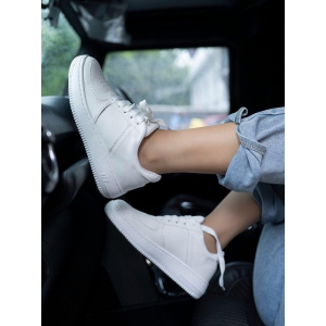 Shoetopia - White Womens Sneakers - None