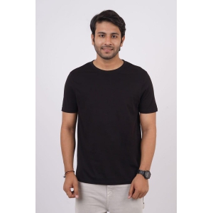 mens-black-pima-cotton-crew-neck