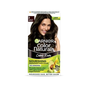 Garnier Color Naturals Shade 3 Darkest Brown 35 Ml Plus 30 Gms