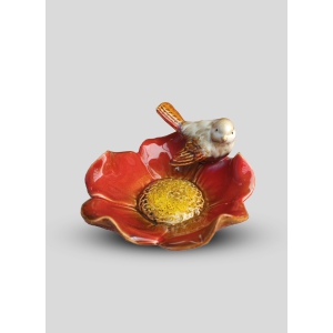 Handmade dish ashtray-Leaf saucer