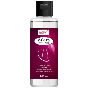 HMV Herbals V-Care Wash for Women Natural Intimate Cleansing Liquid 100 mL