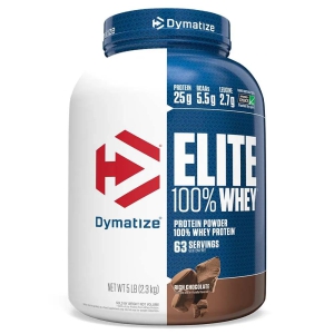 Dymatize Elite 100% Whey Protein Powder 5 lbs-Rich Chocolate / Muscle House (Official Importer)