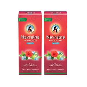 Navratna Ayurvedic Cool Hair Oil 90ml Pack Of 2