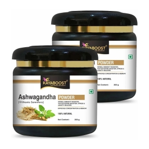 KAYABOOST Organic Ashwagandha Powder - 200 g, Pack of 2 (400 g)