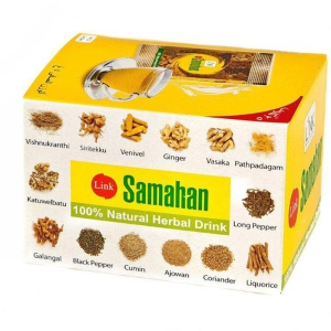 Samahan Ayurvedic Herbal Ceylon Tea 1 Box50s Natural Drink Remedy For Cough And Cold Symptoms