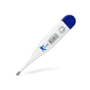 K Life KLT 100 Digital Thermometer with Storage Case White 1 Nos
