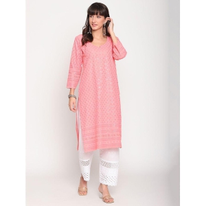 queenley-peach-cotton-womens-straight-kurti-pack-of-1-xl